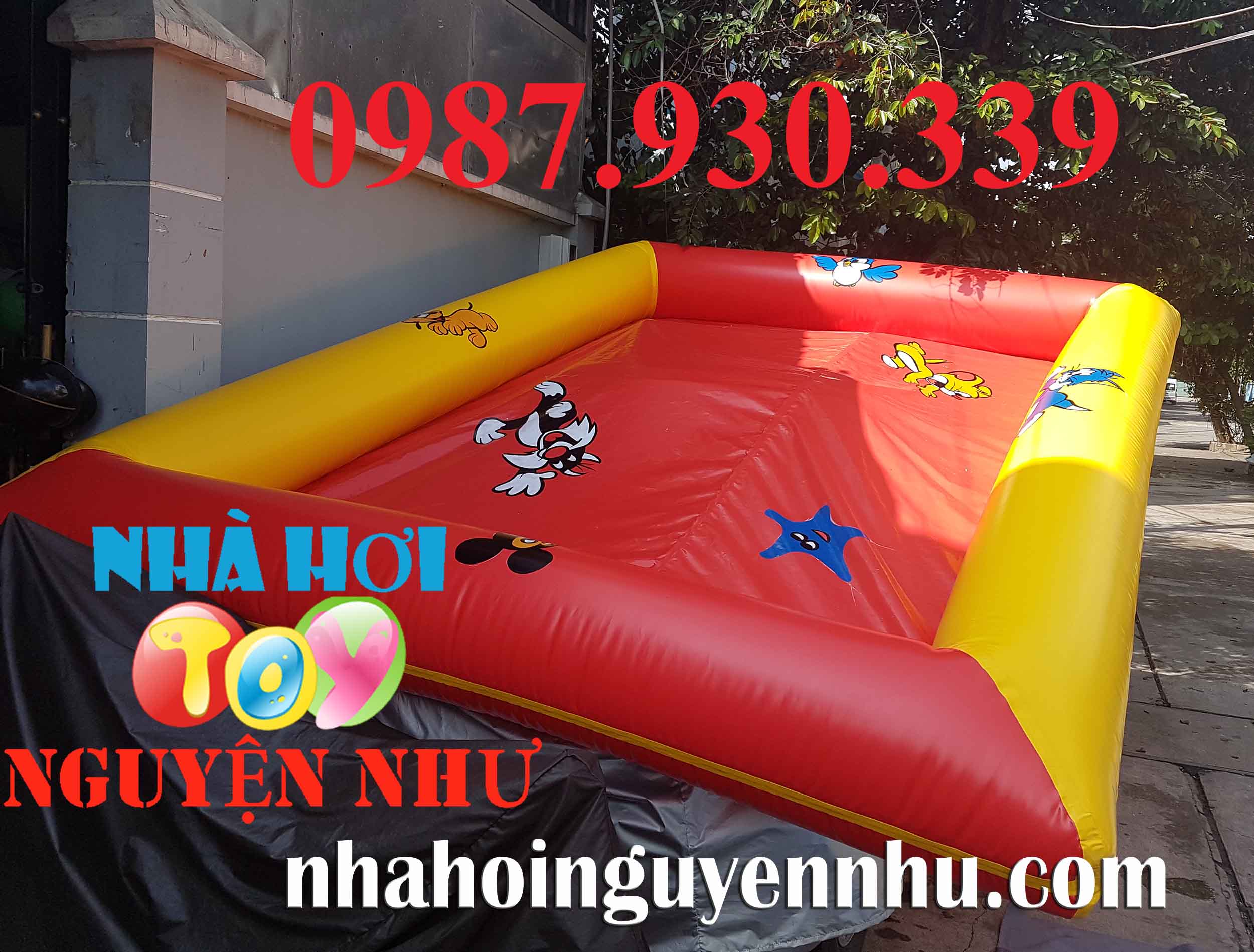 Bể chơi xúc cát bơm hơi - Hồ bơm hơi  B-002